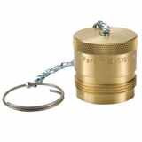 6100 Series - Brass Coupler Protector with Steel Chain